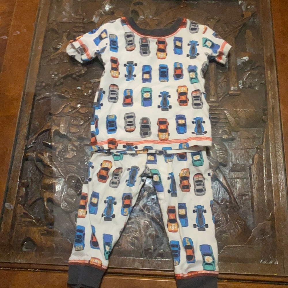 Cars matching pajama set